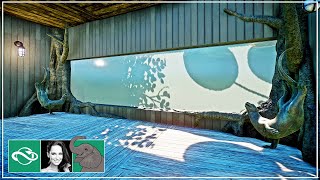 🐘 Giant Otter habitat underwater viewing amp waterfall  City Zoo  Planet Zoo [upl. by Onitnelav782]