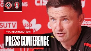 Paul Heckingbottom  Sheffield United v Rotherham United  Prematch press conference [upl. by Enalb481]