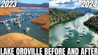 Lake Oroville is Full  Incredible Before and After Images  Lake Oroville Water Level Update [upl. by Hackathorn]