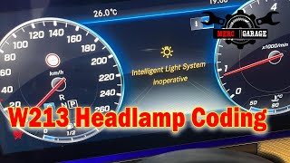 W213 Headlamp Coding  Advertisement [upl. by Elahcim]