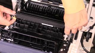 Xerox® VersaLink® C605 Color Multifunction Printer Replacing the Transfer Roller [upl. by Deutsch915]