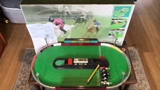 Peers Hardy Horse Racing Derby Tabletop Game Very Rare 5 Five Lane Edition Fully Working [upl. by Annekim573]