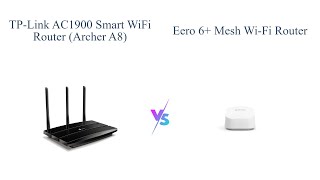 TPLink AC1900 vs Amazon eero 6 Which WiFi Router is Better 🤔🔥 [upl. by Tomlin]