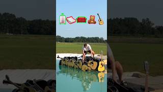 Will A Guitar Boat Hold My Weight shorts mrbeast [upl. by Johst]