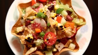 Mexican Style Salad  Healthy Salad Recipe  Ruchis Kitchen [upl. by Ynatil371]