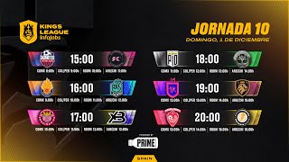 👑 Kings League InfoJobs  JORNADA 10 ⚽ KINGSLEAGUEJ10 [upl. by Baniez]