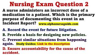 469  Nursing Questions for NCLEX ATI Exit Exam amp Hesi Exit Exam  NCLEX RN  NCLEX PN  LPN  LVN [upl. by Erusaert533]