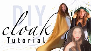 WHO thought it was a good idea to make cloaks go out of style DIY Cloak Tutorial [upl. by Velick]