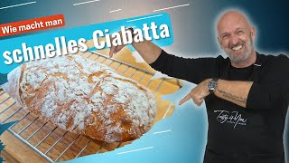 Wie macht man Ciabatta Rezept  einfach amp lecker zu Haus [upl. by Fredenburg86]