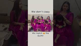 Family😍twinning youtubeshorts trending viralvideos trending viralshorts outfit [upl. by Annahsirhc]