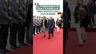 Il Presidente Mattarella arriva a Berlino per la Visita di Stato in Germania [upl. by Anoek]