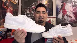 Are Jordan 1 lows done for too Air Jordan 1 Low 85 OG review and unboxing [upl. by Aruasi214]