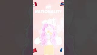 My nationality 💕 [upl. by Inait]