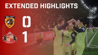 Extended Highlights  Hull City 0  1 Sunderland AFC [upl. by Aihsak]