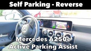 Self Parking  Reverse  Mercedes A250e  Active Parking Assist [upl. by Rosalinde]