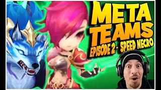 META TEAMS  Episode 2  The BEST Necropolis B12 Team AstarTricaru Summoners War [upl. by Adnarim]