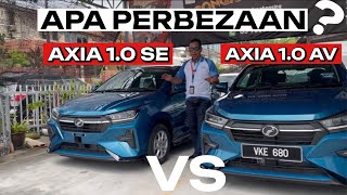 LUARAN SAMA TAPI HARGA BERBEZA  BERBALOI KE PERODUA AXIA SE DAN AXIA AV 2023 NI [upl. by Menard79]