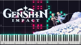 Teyvat Chapter Storyline Preview Travail  Genshin Impact PIANO TUTORIAL Sheet in the description [upl. by Areyk]