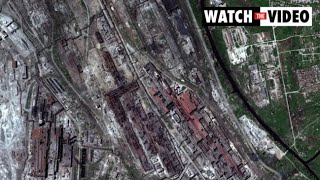 Satellite imagery shows aftermath of strikes on Ukraines Azovstal plant Snake Island and Odesa [upl. by Cl]