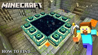 How To Find End Portal in Minecraft  End Portal Minecraft in Hindi [upl. by Blockus]