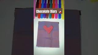 Chocolate Diary 🍫DIY✨artcraftchocolatediaryhandmade [upl. by Merill919]