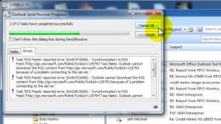 Outlook 2007 Remove or Disable RSS Feed Support [upl. by Lanam]