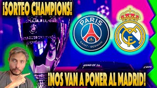 Sorteo OCTAVOS CHAMPIONS LEAGUE 202324 NOS VAN A PONER PSG VS REAL MADRID 😂 SIMULACIÓN [upl. by Ramoh]