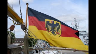 SchleswigHolsteinLied und Nationalhymne 25072024 Gorch Fock [upl. by Alexina]