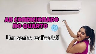 AR CONDICIONADO LG DUAL INVERTER no QUARTO ZannySants [upl. by Aramo]