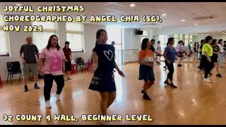 Joyful Christmas Line Dance [upl. by Lisabeth]