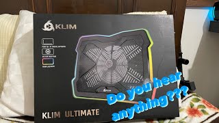 KLIM Ultimate RGB Laptop Cooling Pad Unboxing amp Review [upl. by Siocnarf80]