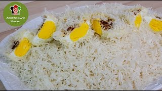 Egg Rice Pulao  چلو تخم دار [upl. by Ahtebat]