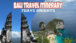 Full Bangla Bali travel Itinerary 7D6N ৭দিন ৬রাতের বালি ট্রাভেল আইটিনারি Bangla ​⁠shishirdeb [upl. by Aisatana]