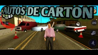 AUTOS DE CARTÓN SAMP LAUNCHER GTA sa Mobile samp [upl. by Eicart]