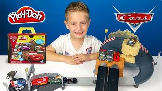 Disney Cars Carbon Racers Race Track Review  KidCity [upl. by Siroval]