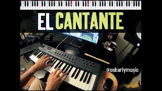 Héctor Lavoe  El cantante piano tutorial [upl. by Buine]