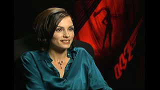 Rewind Famke Janssen  GoldenEye  James Bond bad girl interview 1995 [upl. by Raybin]