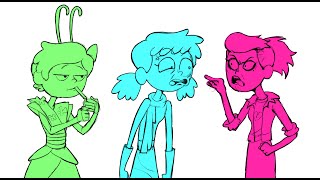 Anne punches Sasha  Amphibia animatic [upl. by Borden438]