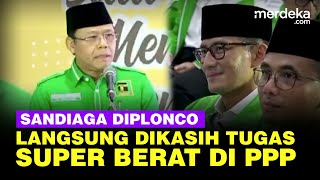 Plt Ketum PPP Plonco Sandiaga Uno Langsung Dikasih Tugas Berat di Pemilu 2024 [upl. by Dranoc830]