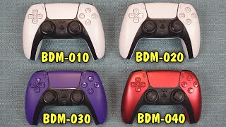 DualSense Revision Comparison BDM010 vs 020 vs 030 vs 040  PS5 Controller Versions [upl. by Travus]