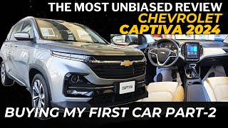 Chevrolet Captiva Review  Chevy Captiva Premier 2024 Most Unbiased amp Detailed Review [upl. by Kristel]