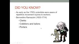 Biomechanics 2  LECTURE 17  Ergonomics [upl. by Modla]