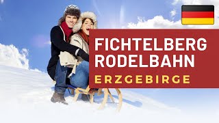 Oberwiesenthal Fichtelberg  Rodelbahn  Sáňkařská dráha [upl. by Anwat]