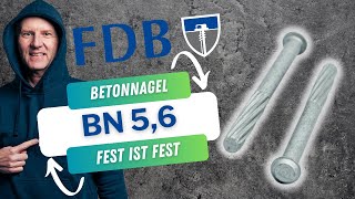 Der BETONNAGEL  Flachdachbefestigung auf BETON WeilDieVerbindungZählt [upl. by Kathryne]