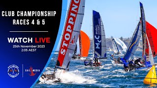 MANLY 16FT SKIFFS CLUB CHAMPIONSHIP RACES 4 amp 5 [upl. by Kabob]