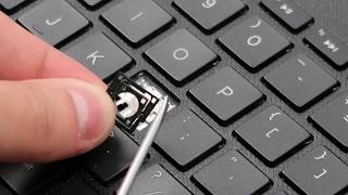 How To Fix HP Key  Replace Repair Install Keyboard Key Letter Function Arrow [upl. by Antoinetta]