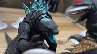 Legendary Godzilla vs Gigan An Epic Stop Motion Battle [upl. by Eisele]