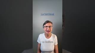 How to say “the suburbs” in French 🏘️ 🇫🇷 [upl. by Nageek]