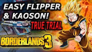 EASY FLIPPER amp KAOSON True Trial of Discipline Borderlands 3 Guide and Guranteed Loot [upl. by Nilhsa]