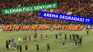 SLEMAN FULL SENYUM AREMA DEGRADASI MOMEN AKHIR PSS 41 AREMA [upl. by Arot958]